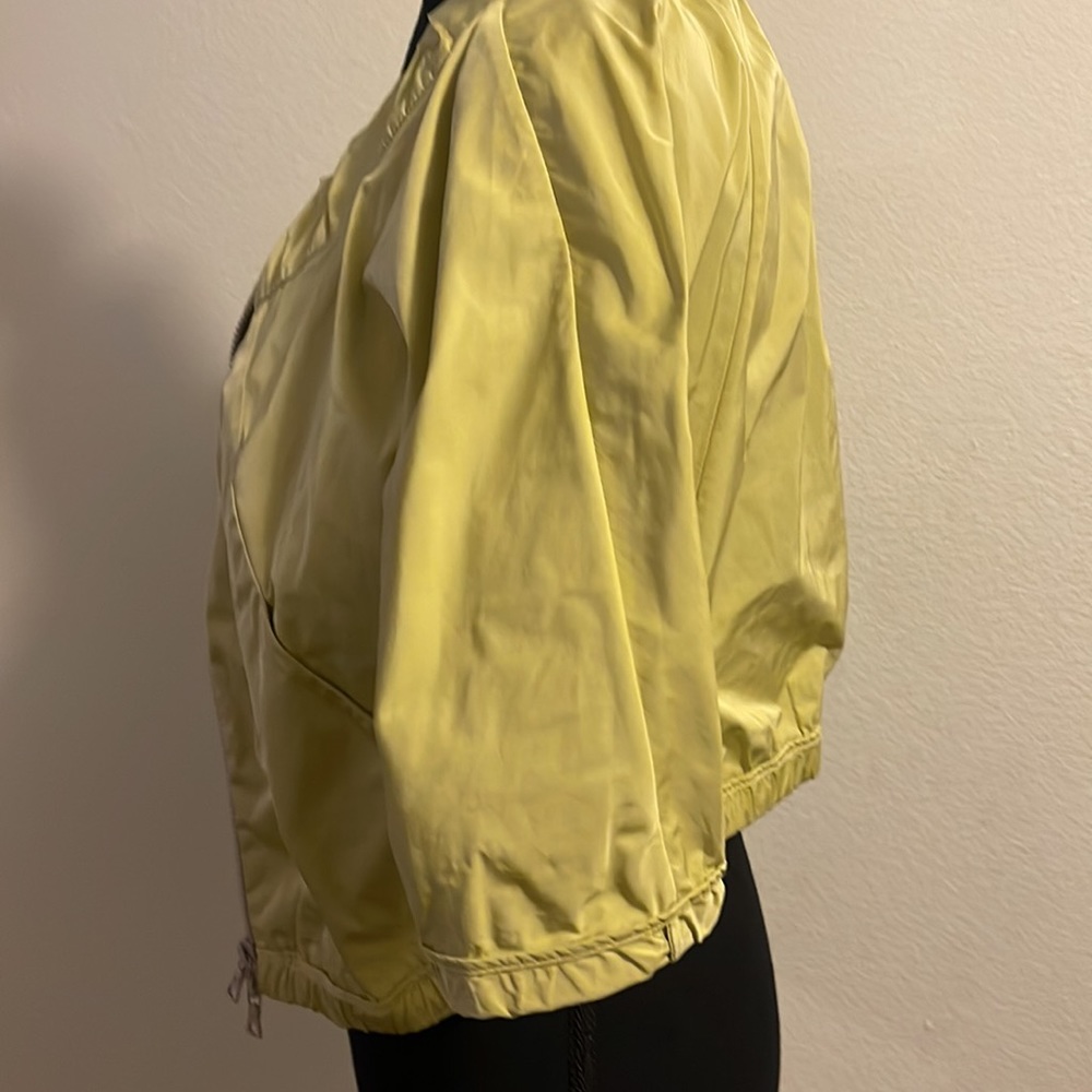 Lida Baday Chartreuse Green Cropped Jacket - Picture 6 of 9